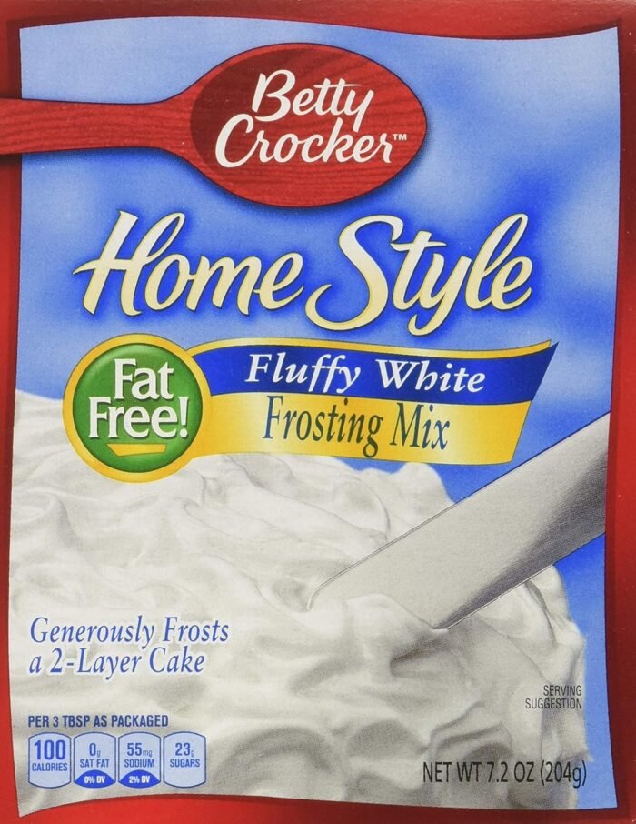 betty crocker homestyle fluffy white frosting mix