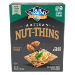 blue diamond almond nut thins cracker crisps pack