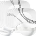 corelle urban arc dinnerware set of 16