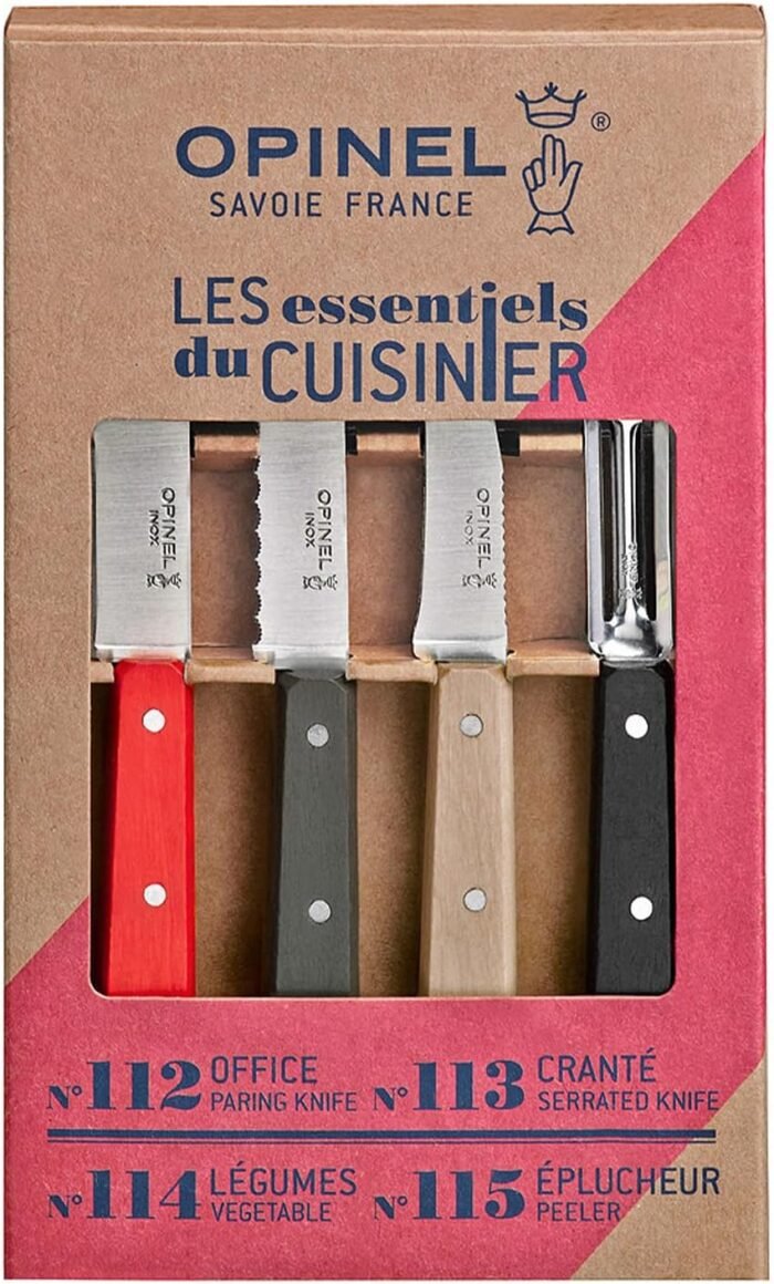 opinel essentials kitchen knives box set loft