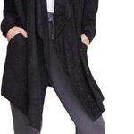 barefoot dreams cozy chic lite island wrap black l/xl
