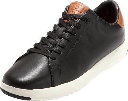 cole haan mens grandpro tennis sneaker black british 9