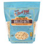 bobs red mill organic extra thick rolled oats pack