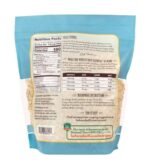 bobs red mill organic extra thick rolled oats pack