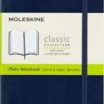 moleskine classic sapphire blue 192 pages notebook