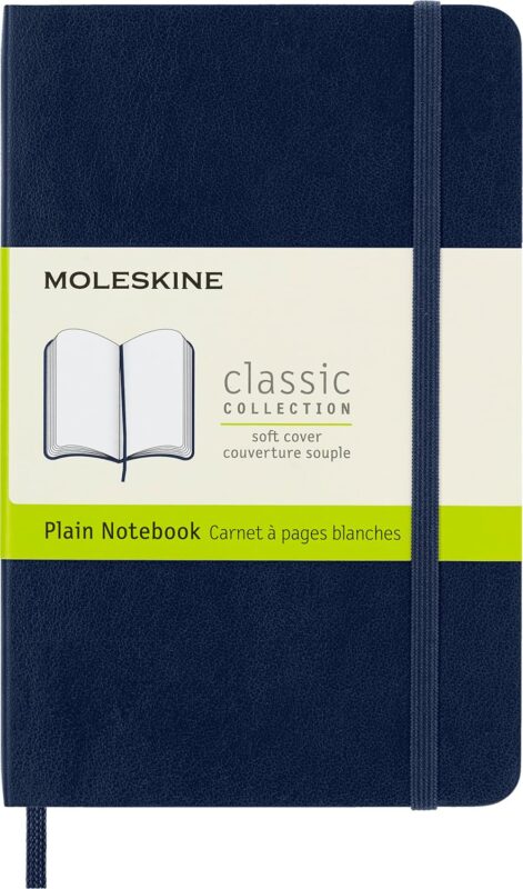 moleskine classic sapphire blue 192 pages notebook