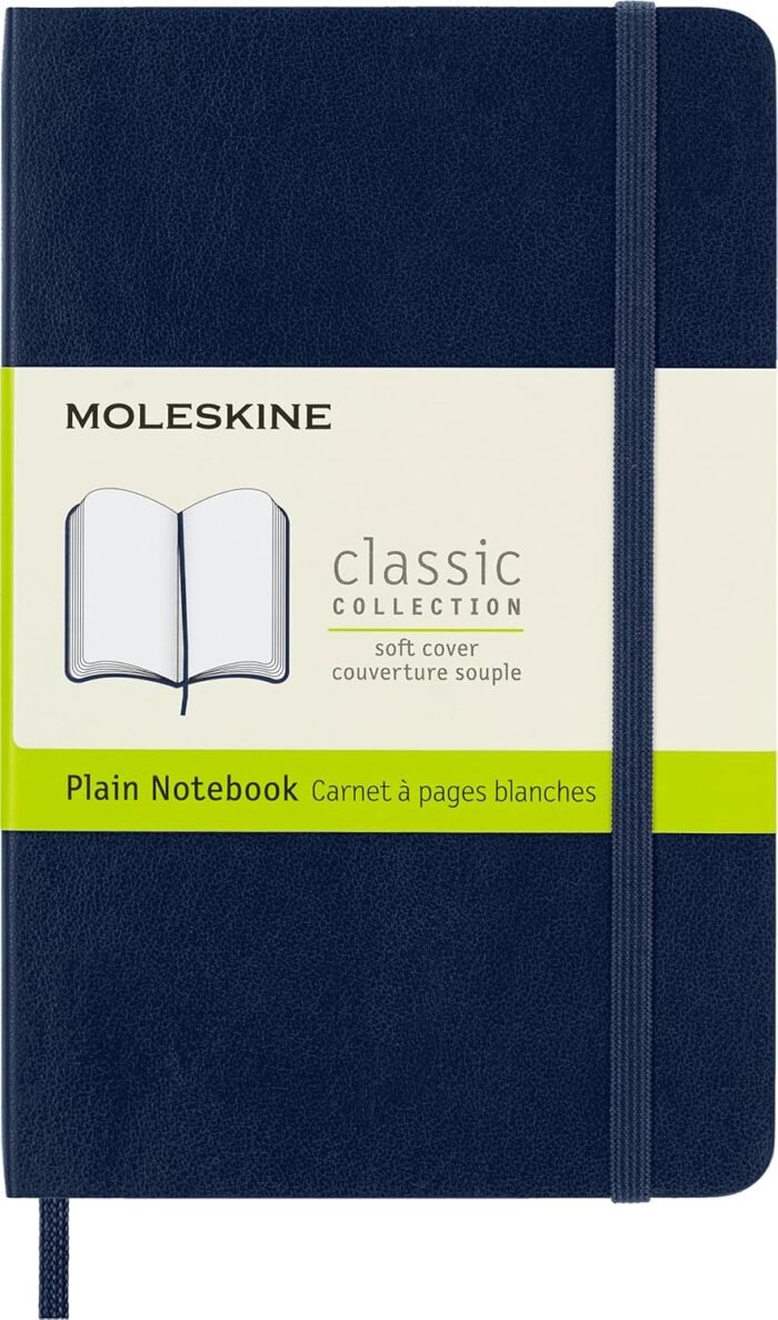 moleskine classic sapphire blue 192 pages notebook