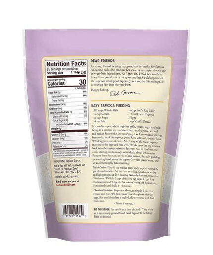 bob's red mill small pearl tapioca pack