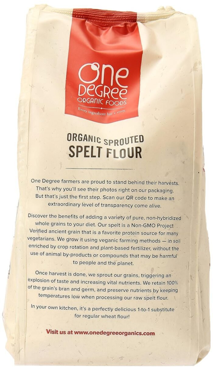 one degree organic sprouted spelt flour pack