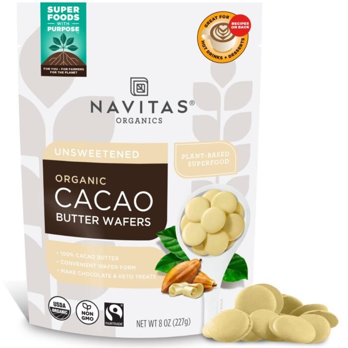 navitas organics cacao butter wafers
