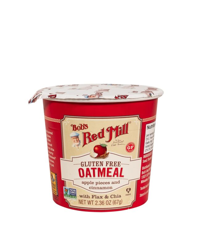 bobs red mill apple cinnamon oatmeal cup