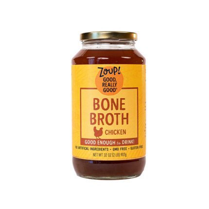 chicken bone broth by zoup