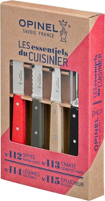 opinel essentials kitchen knives box set loft