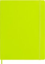 moleskine classic notebook lemon green xl 192 pages