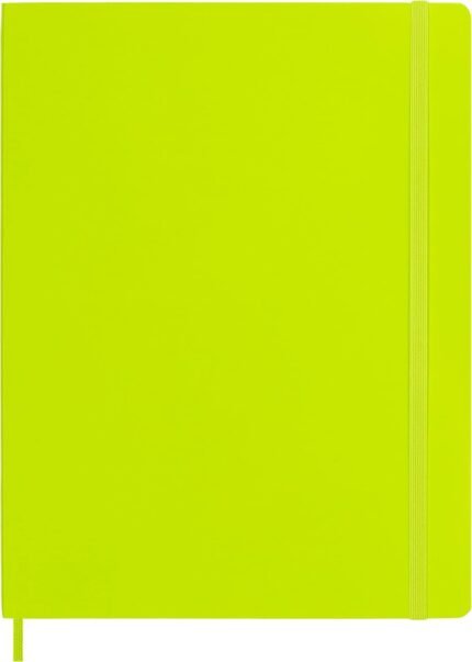 moleskine classic notebook lemon green xl 192 pages