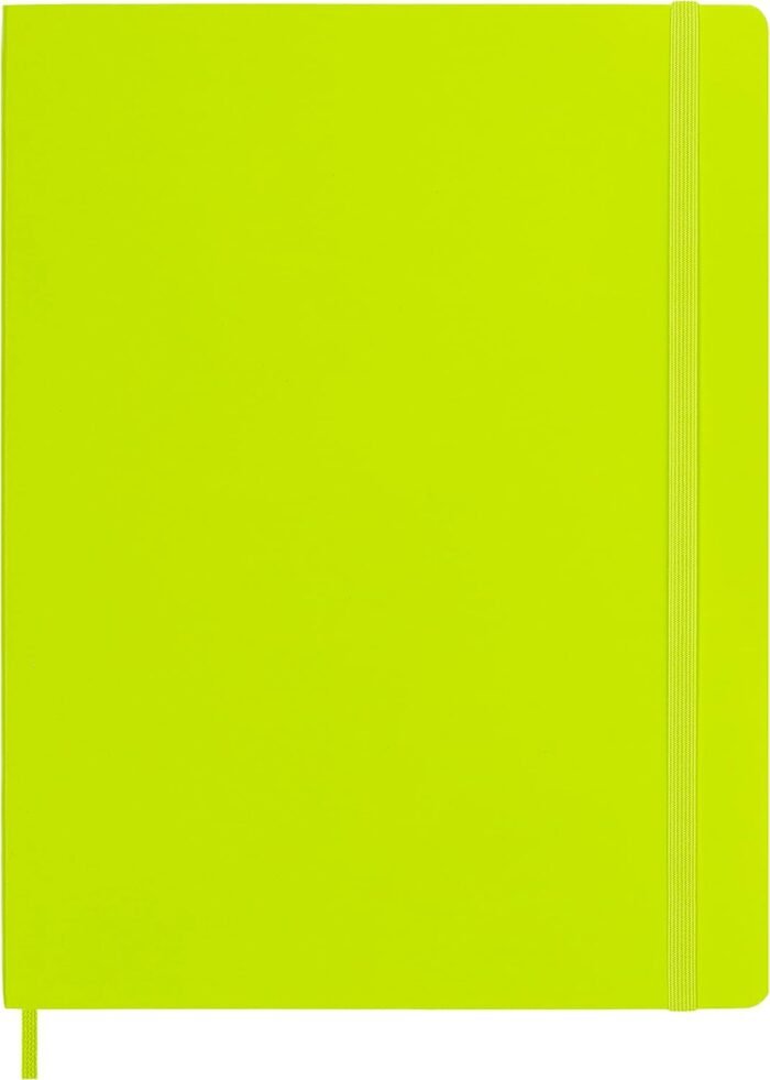 moleskine classic notebook lemon green xl 192 pages