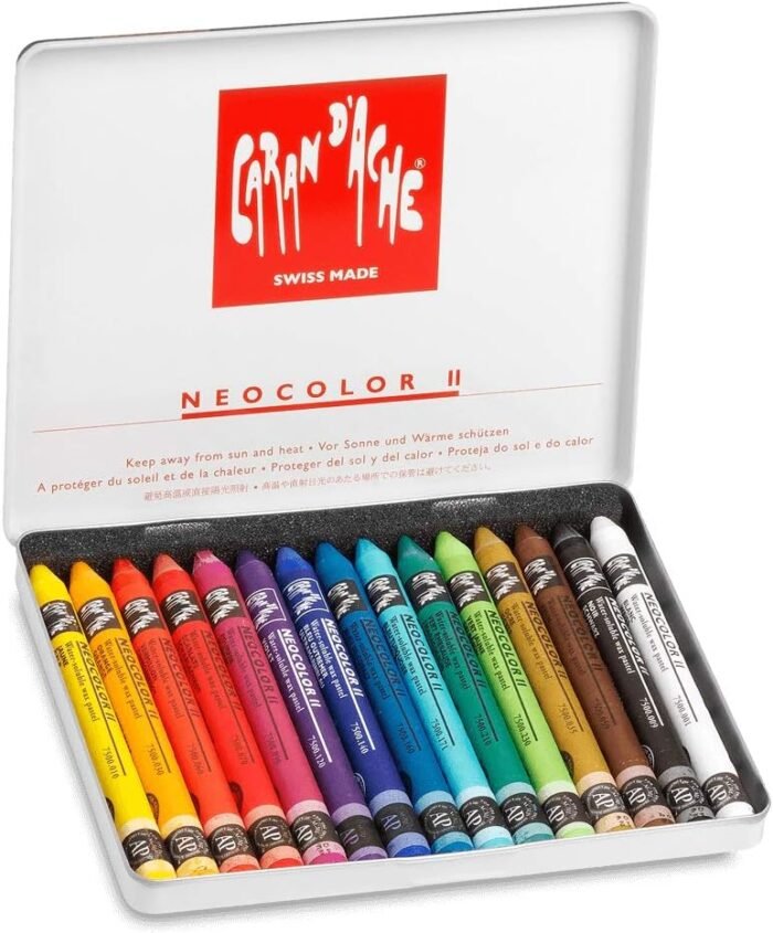 caran d ache classic neocolor ii watersoluble 15 colors pack
