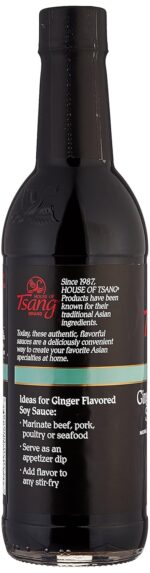 house of tsang ginger flavored soy sauce