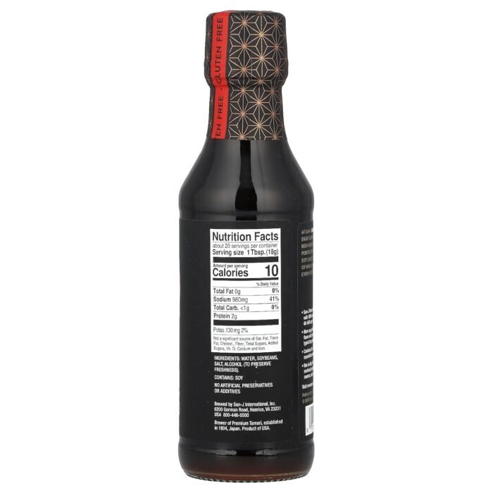 san j tamari premium soy sauce