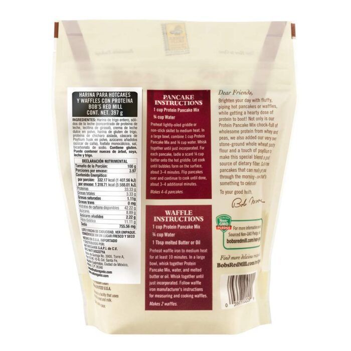 bobs red mill protein pancake & waffle mix pack