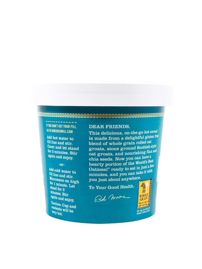bobs red mill classic oatmeal cup