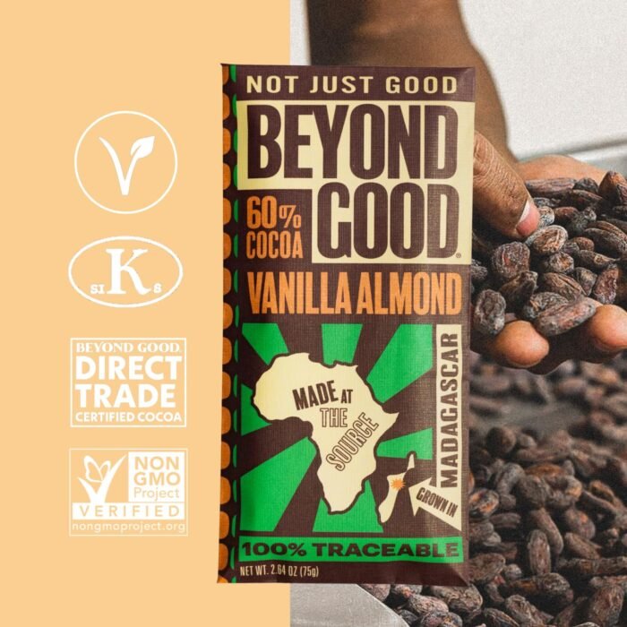 beyond good vanilla almond dark chocolate