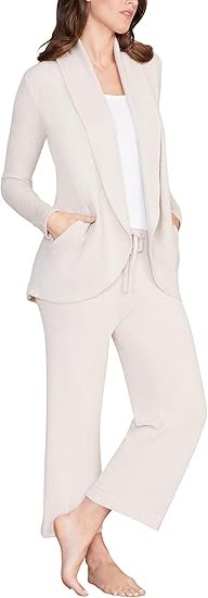 barefoot dreams womens cardigan stone xl