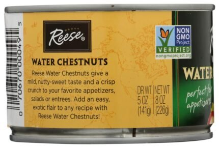 reese whole water chestnuts