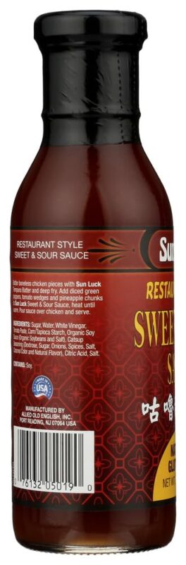 sin luck sauce sweet & sour