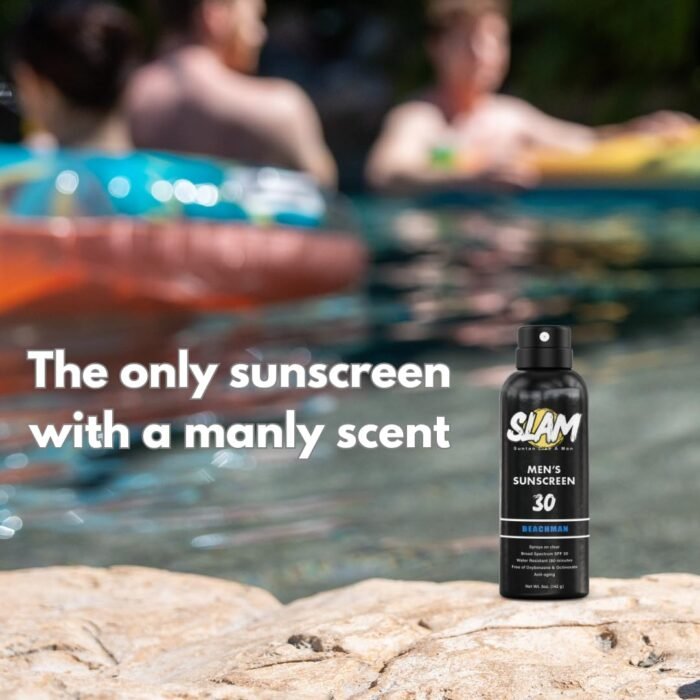 slam mens beachman scent sunscreen spray