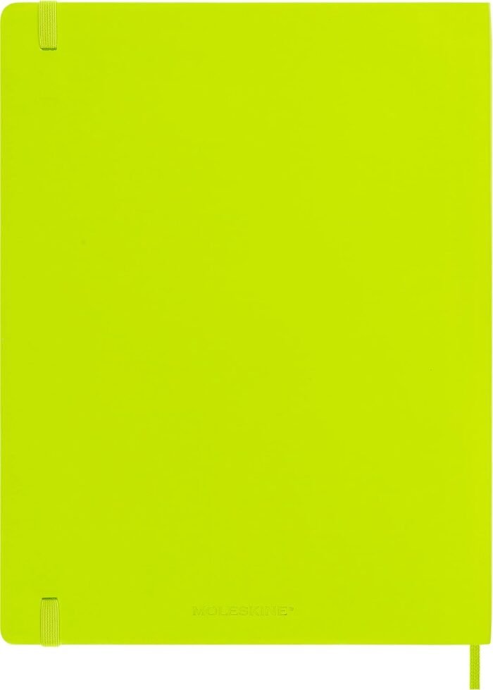 moleskine classic notebook lemon green xl 192 pages