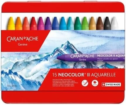 caran d ache classic neocolor ii watersoluble 15 colors pack