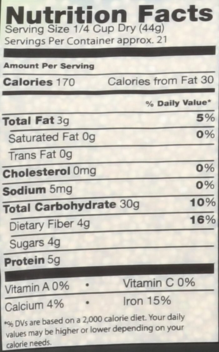 tru roots organic quinoa pack