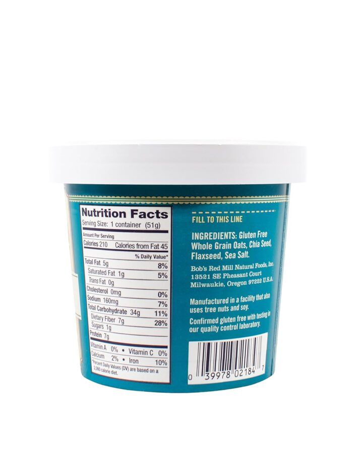 bobs red mill classic oatmeal cup