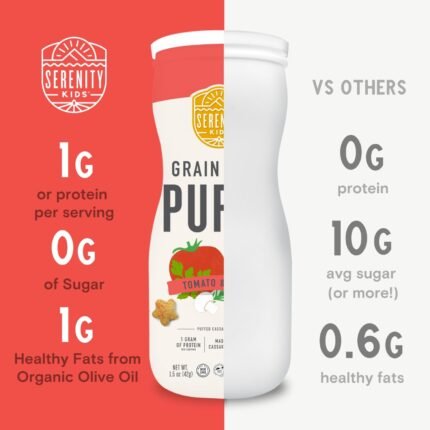 serrenity kids puffs toddler & babby snack pack