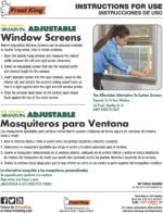frost king adjustable window screen 10 x 25-45
