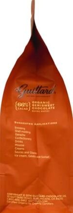 fuittard organic 66% chocolate baking wafers