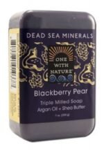 one with nature blackberry pear mineral soap