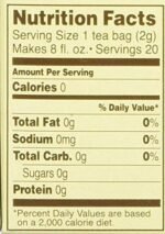 celestial seasonings herbal tea pack