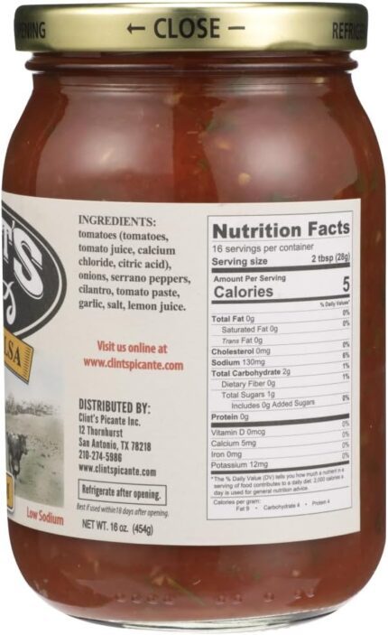 clint's texas salsa medium