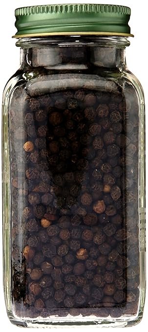 simply organic whole black peppercorns