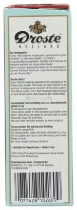 droste cacao cocoa powder pack