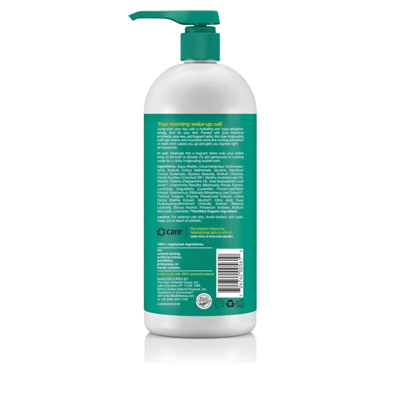 alba botanica sparkling mint shower gel