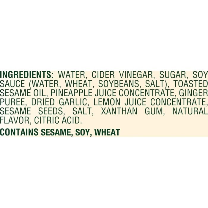 maple grove farms sesame ginger dressing