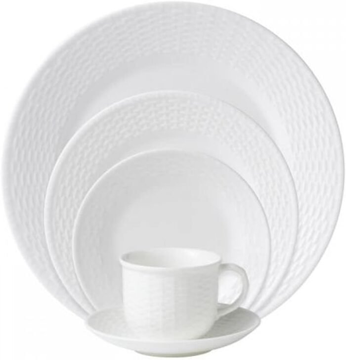 wedgwood natucket 5 piece place setting white