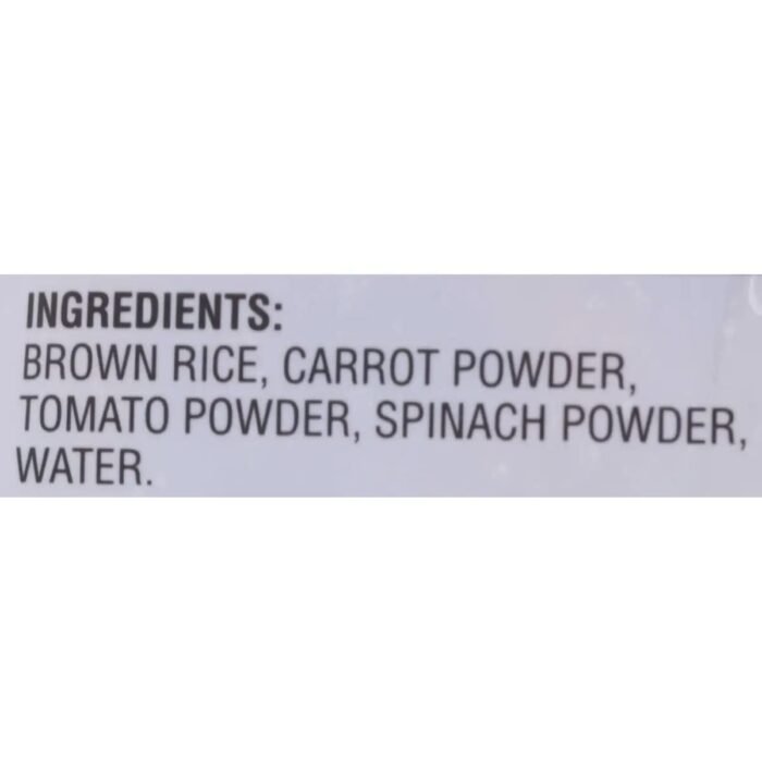 tinkyada brown rice veggie spirals pack