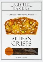 rustic bakery apricot pistachio & brandy crisps pack