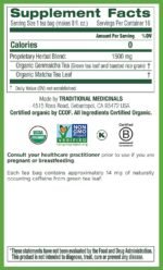 traditional medicinals organic green tea with toasted rice pack