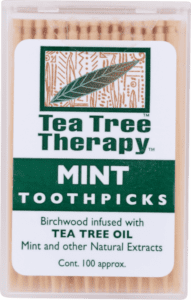 tea tree therapy tea tree oil toothpicks