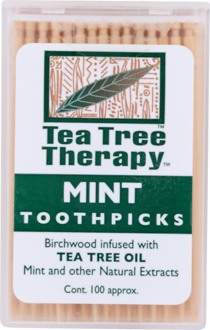 tea tree therapy tea tree oil toothpicks